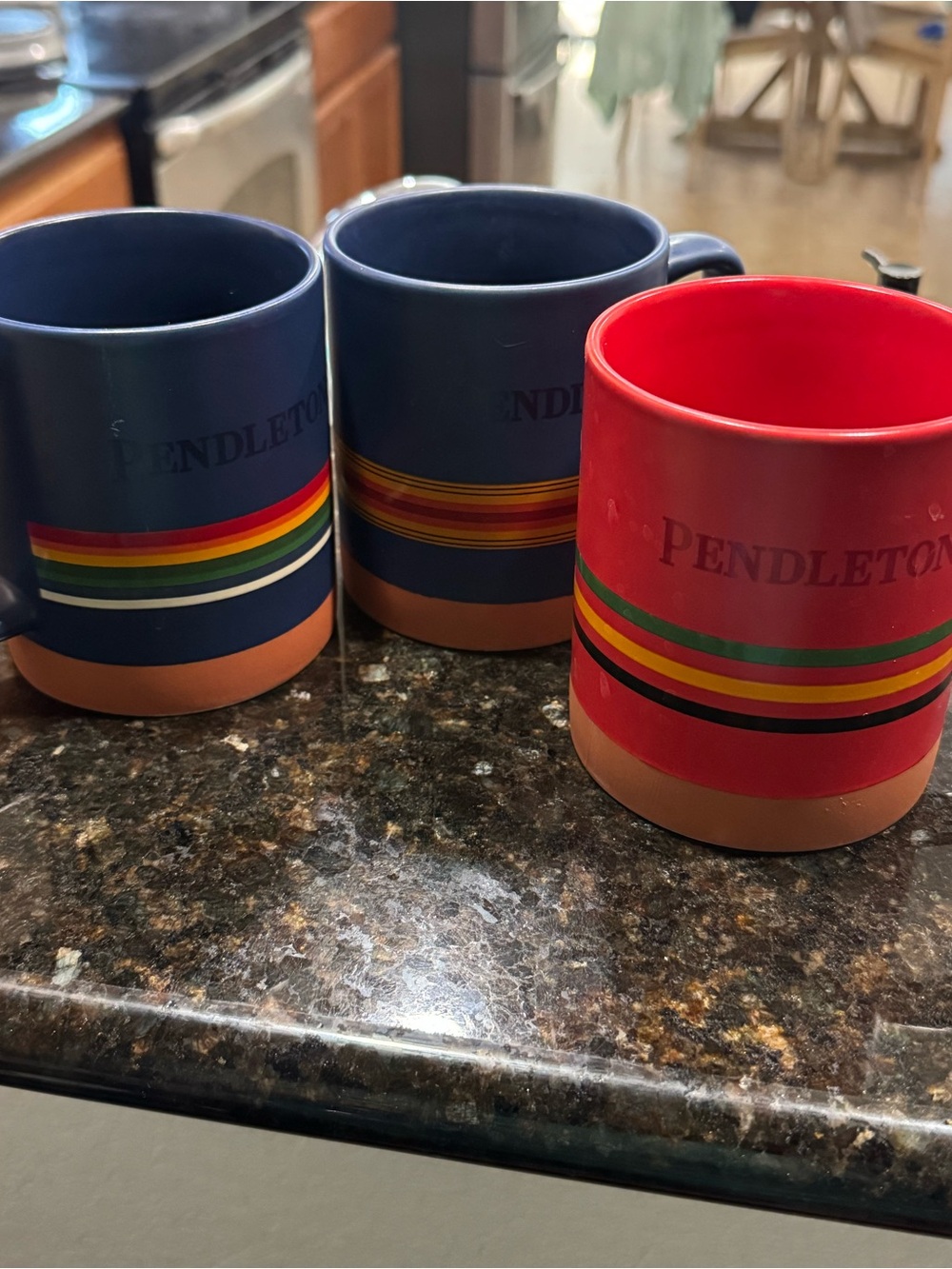 3 set of Pendleton mugs